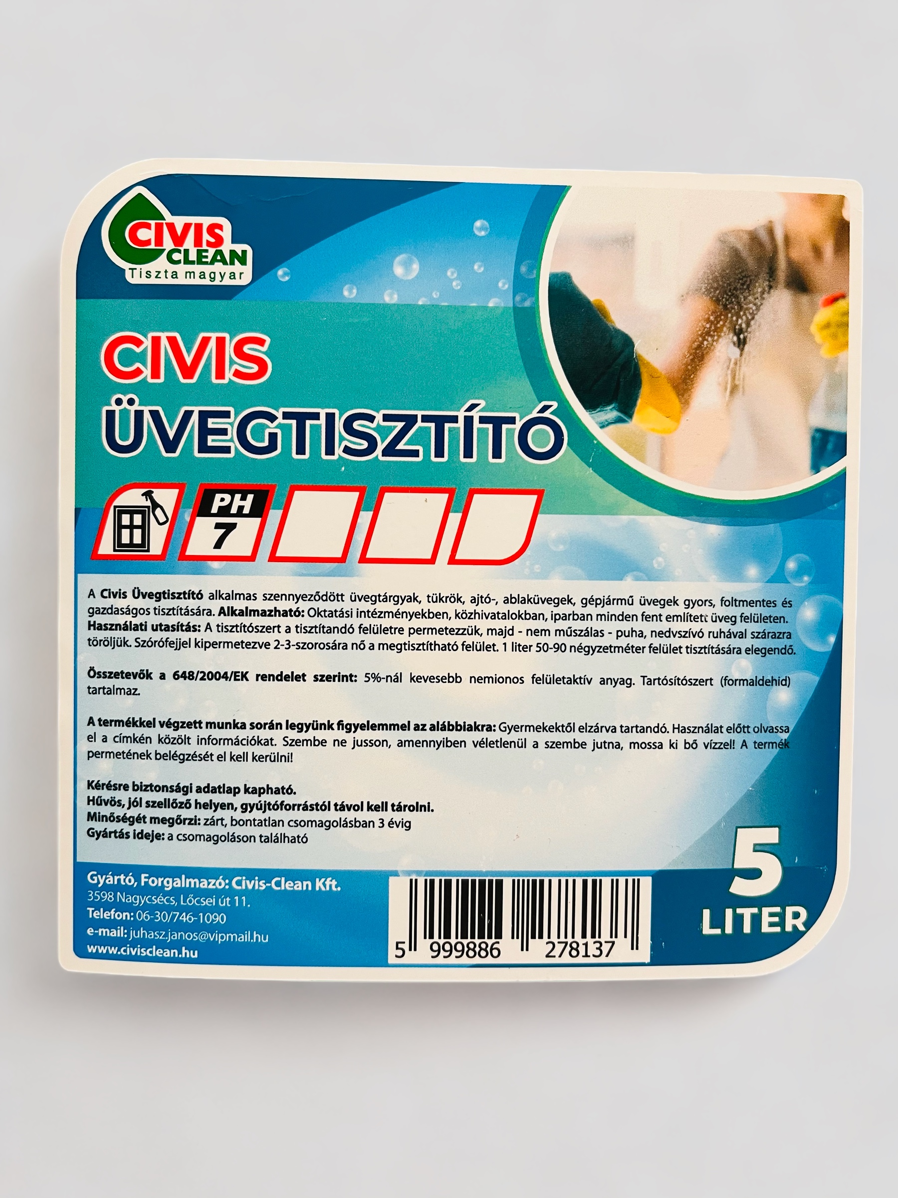 Civis Üvegtisztító 5l - Image 2