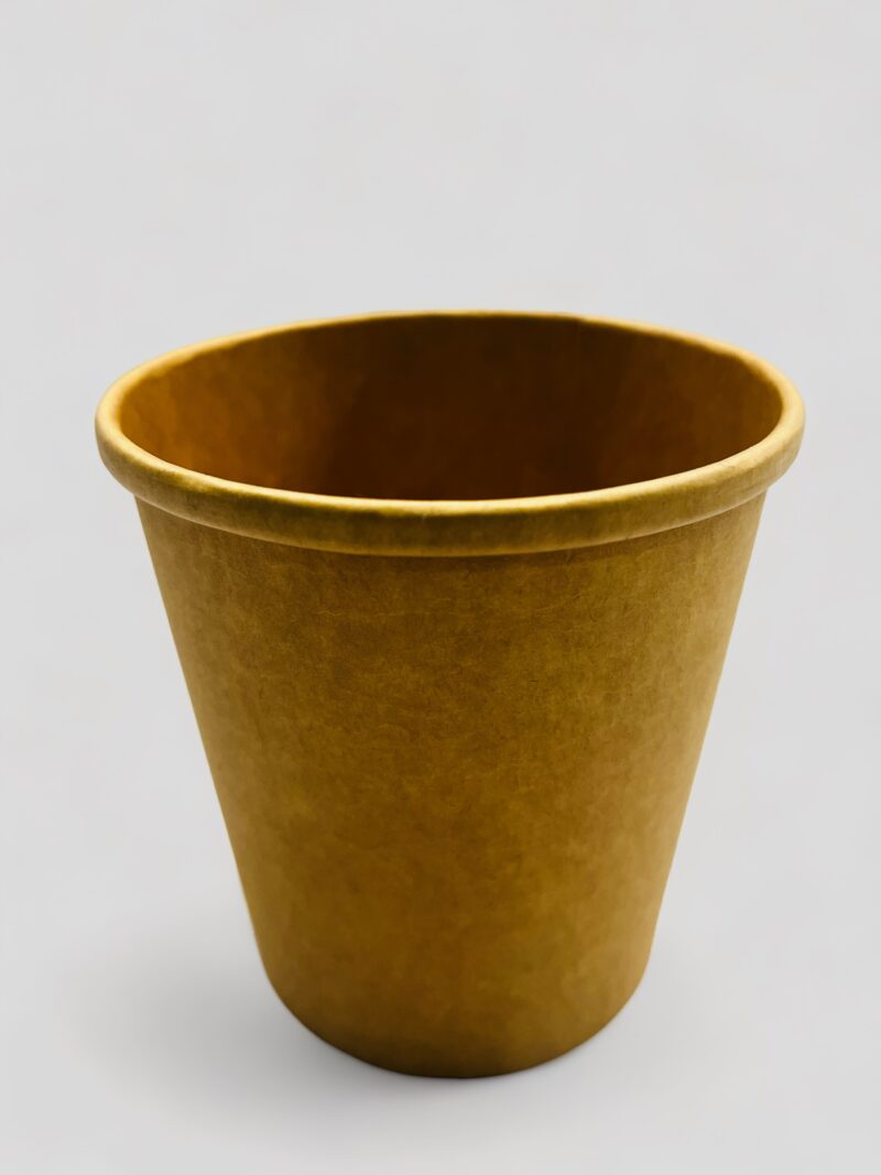 Leveses Kraft papírtégely 350 ml (komposztálható) (25db/cs ; 500db/#)